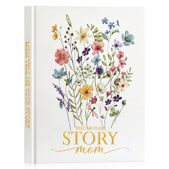 Libro de cuentos Journal Lanpn Mom Life con más de 270 indicaciones de cuero