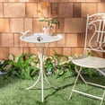 thumbnail image 2 of SAFAVIEH Kensi Solid Rustic Outdoor Patio Bird Bath, Pearl White, 2 of 10