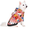 thumbnail image 2 of Fotbe Cartoon with Traffic Elements Sudadera con Estampado para Perros Pequeños – Suéter con Capucha para Mascotas, Tela Suave de Forro Polar con Bolsillo-X-Large, 2 of 7