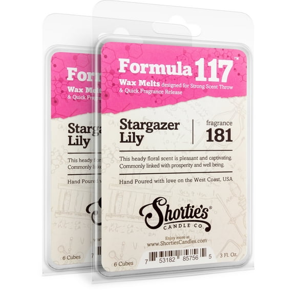 Stargazer Lily Wax Melts Multi Pack - Highly Scented   Natural Oils - Shortie's Candle Company