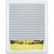 Redi Shade No Tools Original Room Darkening Pleated Paper Shade Gray, 36 in x 72 in, 6 Pack.
