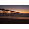 thumbnail image 3 of Bill Carson Photography 14x11 Black Modern Framed Museum Art Print Titled - Sunset Pacific Pier II, 3 of 5