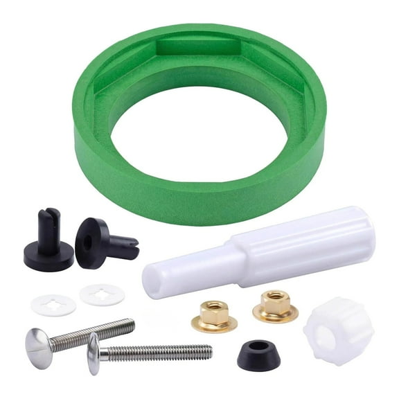 JIAHAOO Universal Two Piece Toilet Tank to Bowl Gasket Kit for Repair Installation Preventing Leaks with Durable Materials