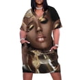 thumbnail image 1 of Vestido holgado con bolsillos de Reina África vestido de verano para mujer vestidos de lujo para mujer vestidos de fiesta para mujer 2025, 1 of 6