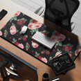 thumbnail image 2 of Long Mouse Pads for Desk,Pioneer Flower Floral Print Pattern Desk Mats on Top Of Desks, Desk Mouse Pad Extra Large with 3mm Non-Slip Base and Stitched Edge for Gaming,Office,Work,Home 35.4"x15.7", 2 of 6