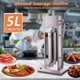 thumbnail image 3 of Hakka 2 in 1 Sausage Stuffer and Spanish Churro Maker Machines (11LB/5L), 3 of 10