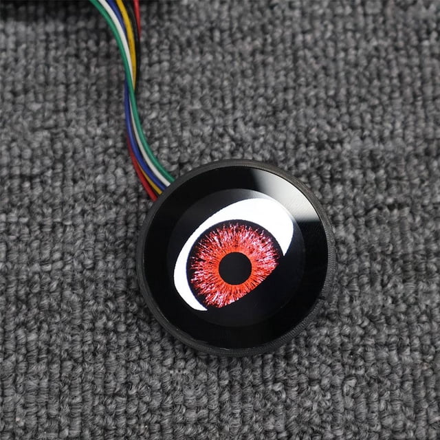 Devil Eyes Light for Cars, USB Devil Eye Demon Evil Eyes Headlight,12V LED Red/Ice Blue/Green Devil Eyes Car Light WiFi Control Headlight, Auto Car Motorcycle Devil Eye Lamp M1O1