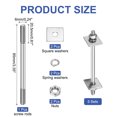 thumbnail image 2 of 5 Pack M6x85mm 304 Stainless Steel Double End Threaded Stud Screws Set, 2 of 6