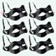 thumbnail image 2 of 6pcs Half Face Mask Men Plastic Mask Fun Eye Mask Party Mask Masquerade Mask Costume Accessory N, 2 of 2