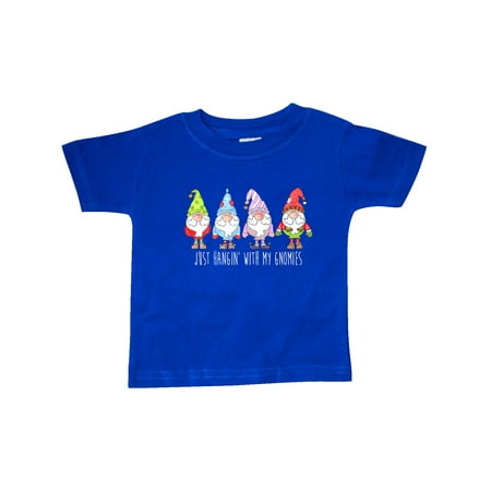 

Inktastic Christmas Hangin With my Gnomies Gift Baby Boy or Baby Girl T-Shirt