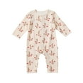 thumbnail image 2 of Lenago Baby Spring Baby Boy And Girl Long-sleeved Cotton Home Crawling Clothes Jumpsuit, 2 of 4