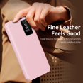thumbnail image 3 of for Samsung Galaxy S24 Ultra Case Smart Clear View, Slim Design Wallet Leather Anti-Scratch Shockproof Phone Case, Card Holder Pocket Cover For Samsung Galaxy S24 Ultra Smart View,Pink, 3 of 7