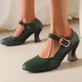 thumbnail image 4 of Mary Jane High Heels Ankle Slingback Dress Shoes for Women Party Dating with Buckle Strap, 4 of 9
