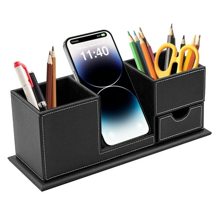 69 Gonine Wireless Charging Station for Qi-Enabled Devices with Desk Organizer
