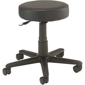 Global Industrial All Purpose Scooter Stool, Vinyl, Black