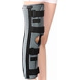 thumbnail image 5 of Knee Fixed Splint Leg Immobilizer Adjustable Knee Brace Support Leg Brace Posture Corrector Stabilizer for Injury Bandage After humera Fractures,L, 5 of 5