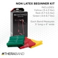 thumbnail image 6 of THERABAND Resistance Bands Set, Yellow/Red/Green, Beginner, Non-Latex, 6 of 11