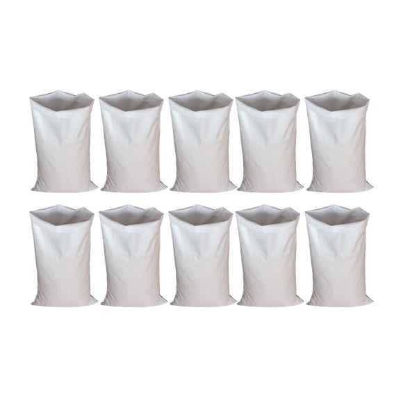 MasteelfCA 20PCS Gunny Sack Sand Bags Plastic Snakeskin Bag Woven Bag For Packaging - Standard