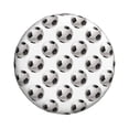 thumbnail image 3 of Spare Tire Cover, football soccer ball cute Wheel Cover Tire Covers for Trailers Car Truck Camper Universal Tire Covering Fits Diameter 17 inch, 3 of 7