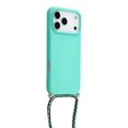 thumbnail image 3 of For iPhone 17 Pro Max Case Biodegradable Wheat Straw + TPU Eco-Friendly Phone Cover with Lanyard - B, 3 of 5