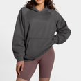 thumbnail image 4 of Futezty Women Oversized Hoodies Fleece Hooded Sweatshirts Comfy Casual Pullover Fall Winter Outfits Long Sleeve Tops, 4 of 5