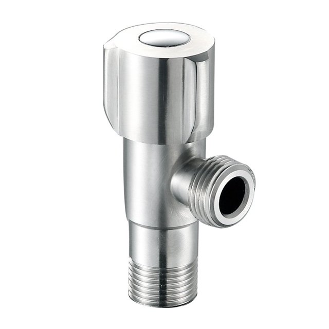 HLONK Durable Metal Angle Stop Valves 1/2 Convenient Reliable Shut Off Solution Simple Installs for Kitchen Bathroom & Toilet