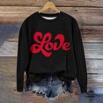 thumbnail image 2 of Penkiiy Womens Christmas Sweatshirts 2024 Cute Gnome Graphic Crewneck Pullover Casual Long Sleeve Tee Shirts Holiday Tops XL Black, 2 of 5