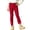 01-Red, variant on Diufon Red Leggings Girls Fleece Lined High Waisted Thickened Thermal Pants Kids Fall Winter Warm Base Layer Bottoms
