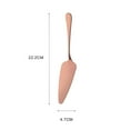 thumbnail image 2 of CawBing Serveur à Gâteau en Acier Inoxydable Porte-Tarte Pelle Triangulaire Bord Dentelé 22,2*4,7cm, 2 of 8