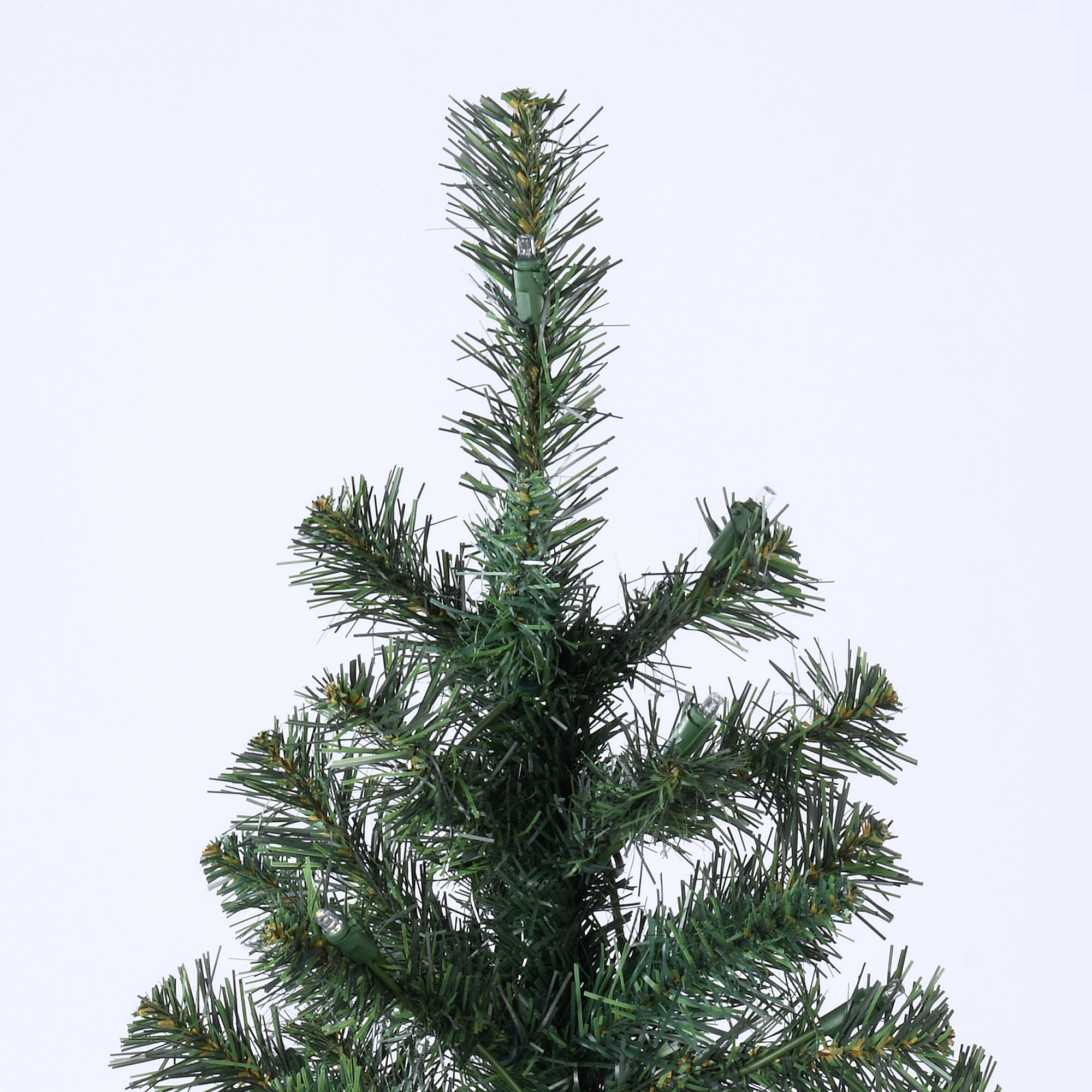 3.5' Pre-Lit Artificial Porch Christmas Trees with LED Lights, 2 Count, by Holiday Time