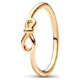 thumbnail image 1 of Pandora2023 nuevo brillante herbario Cluster anillo abierto espumoso amor mensaje anillos para las mujeres atemporal pavimentar doble corazón anillo ajuste 925 Plata de Ley regalo de la joyería Origin, 1 of 4