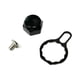 thumbnail image 3 of Carrete Baitcasting, placa de bloqueo, tuerca de manivela, piezas de repuesto, accesorios de aparejos, reparación DIY, mango de aleación de aluminio, Derecho negro, 3 of 8
