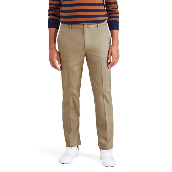 Men's Dockers® Signature Iron-Free Stain Defender Straight-Fit Khaki Pants Color: British Khaki Size: 36X34