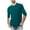 Green1, variant on AHTJRT Men's Stylish Half Sleeve Crewneck T-Shirt for Summer Casual Wear Gray 2XL