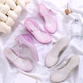 thumbnail image 4 of Women's Jelly High Heel Sandals Hollow Out Beach Sandals with Bukle Straps (Purple 38), 4 of 7