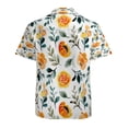 thumbnail image 3 of High Quality Hawaiian Shirts for Men Short Sleeve Aloha Beach Shirt Floral Summer Casual Button Down Shirts Blouses ERXUAR, 3 of 7