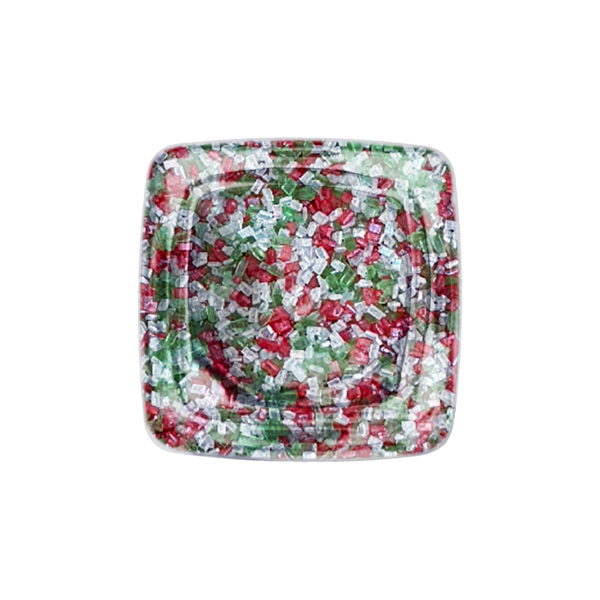 Fancy Sprinkles Frosted Mistletoe Holiday Decorating Sugar, 3 oz