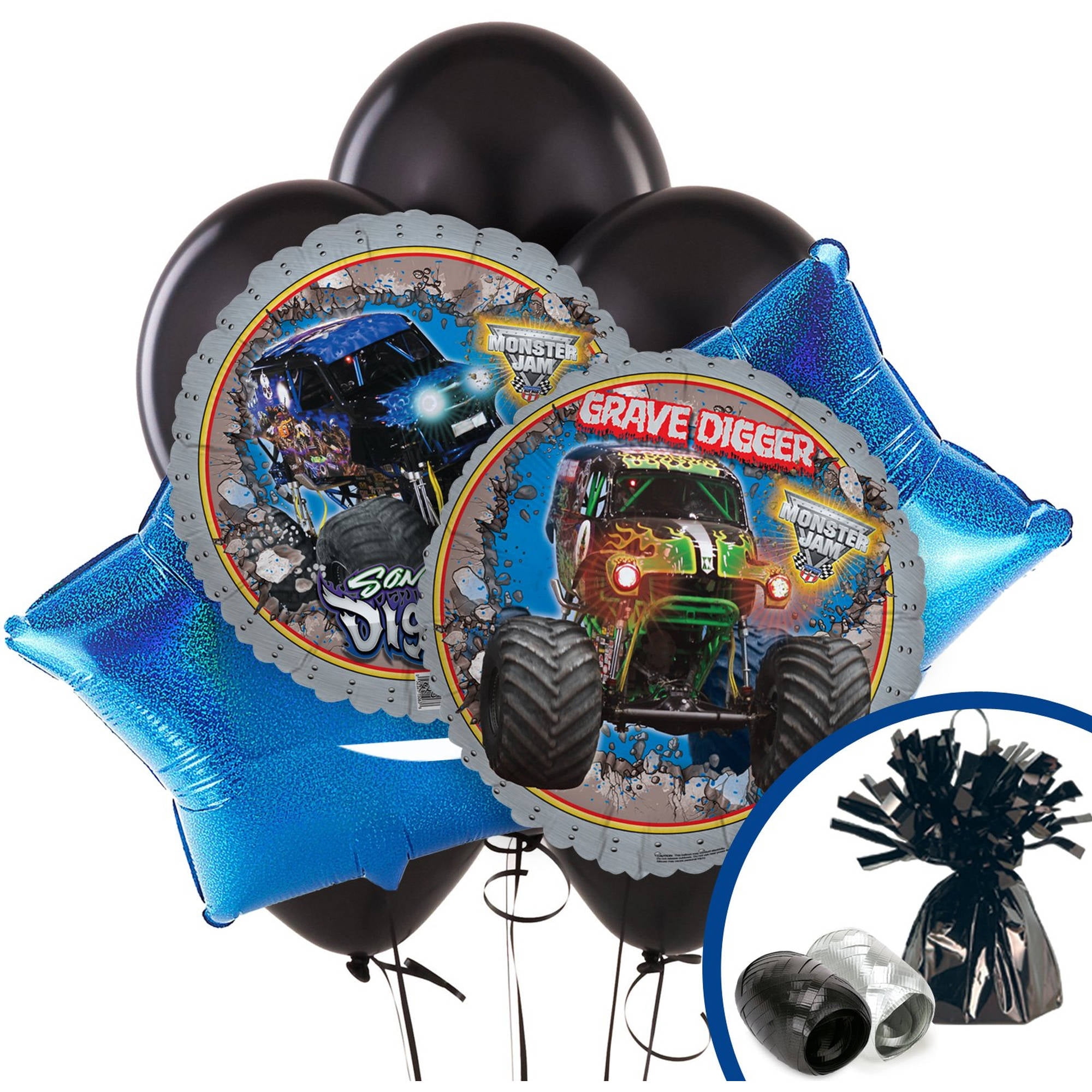 Monster Jam 3D Balloon Bouquet