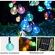 thumbnail image 5 of Guirnaldas de luces solares para exteriores, 12M 100 LED Guirnaldas de luces impermeables para exteriores Bola de cristal para jardín Árboles Dormitorio Habitación infantil Navidad Bodas Fiestas, 5 of 7