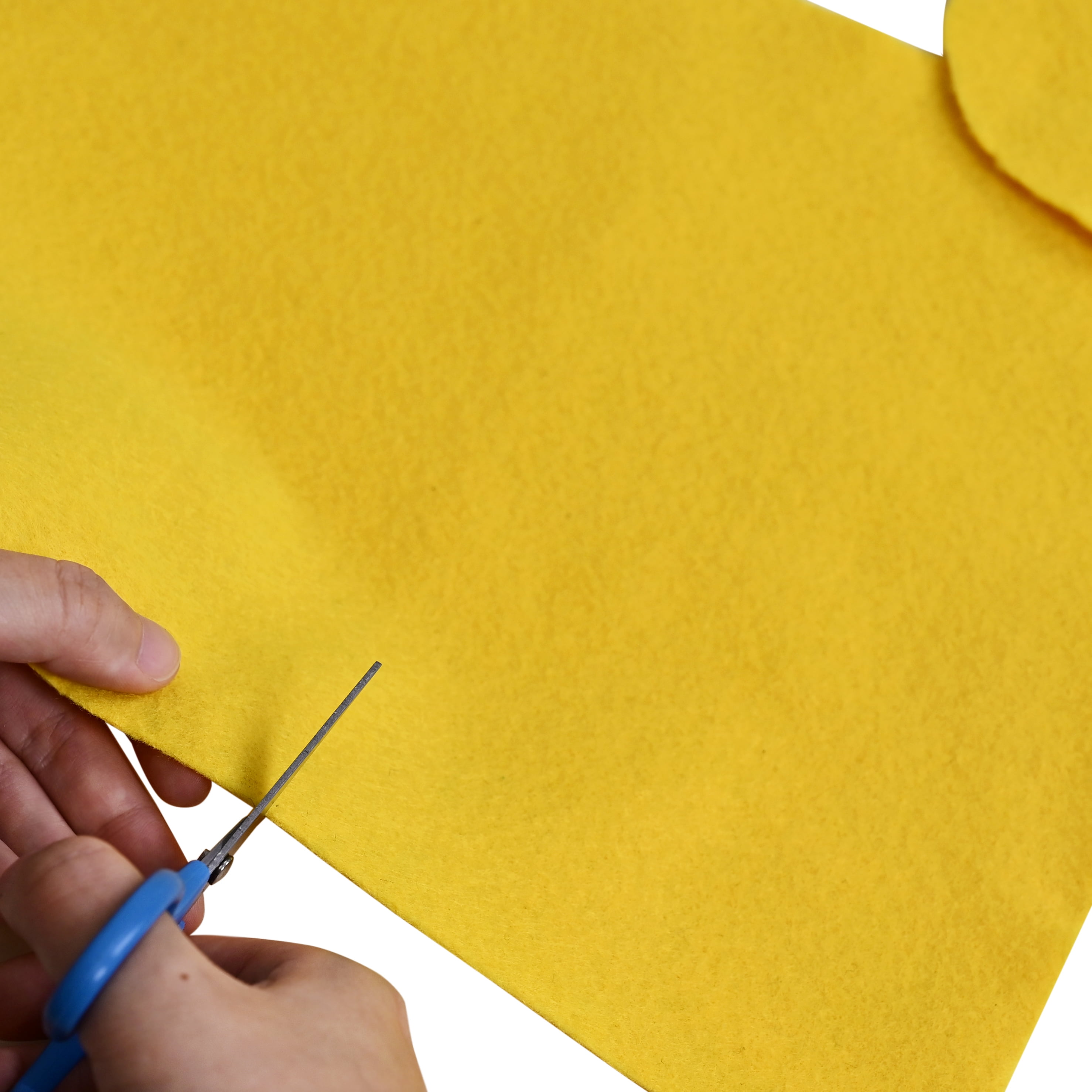 Hello Hobby Yellow Felt Sheet for Craft Projects, Soft and Easy to Cut, 9" x 12"