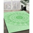 thumbnail image 3 of Ahgly Company Machine Washable Indoor Rectangle Transitional Light Green Area Rugs, 8' x 10', 3 of 7