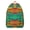 Orange-7, variant on Hippie Style Waterproof Backpack for College, Tribal Patterned Laptop Bookbag with Lightweight and Spacious Design