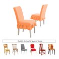 thumbnail image 5 of 2Pcs Chair Covers for Dining Room Chair Covers With Skirt Dining Chair Covers Stretch Kitchen Chair Covers, 5 of 5