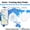 1 Anti-loss device + 1 Silicone case (white), variant on Smart Bluetooth Air Tracker Tag with Location History, Compatible with Android & iOS, Key Finder Item Locator for Luggage, Backpacks, Suitcases & Pets
