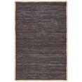 thumbnail image 2 of SAFAVIEH Cape Cod Ainsley Texture/Embroidery Area Rug, Chocolate/Natural, 6' x 9', 2 of 10