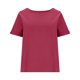 thumbnail image 5 of TaTaai Women's short sleeve crew neck top, linen cotton fabric, solid color, button cuffs, cutout detail, pullover style, casual loose fit, soft breathable, ideal for daily outings Gift, 5 of 8
