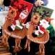 thumbnail image 4 of Inteprter Calcetín navideño para montar, regalos de Navidad para niños, bolsa de aperitivos de frutas, exquisito soporte de regalo de Papá Noel, Kits de decoración para fiestas Muñeco de nieve Inteprter HA069966-02, 4 of 6