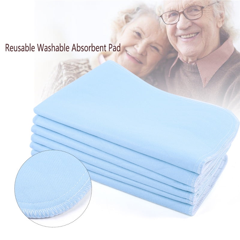 Washable Pee Pads Bed Incontinence Protector Washable Waterproof (6