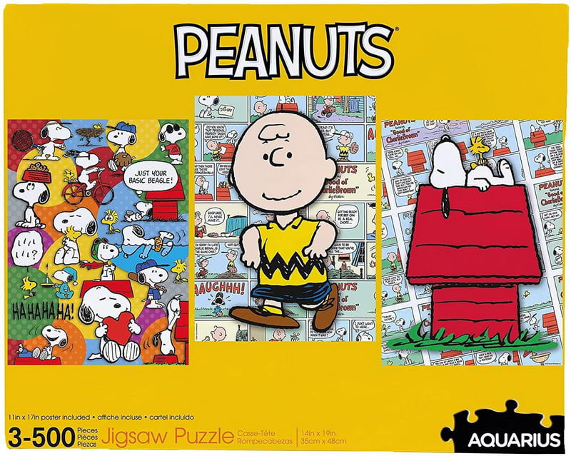 500 Piece Jigsaw Puzzle Peanuts Snoopy Characters 38x53cm for sale online 