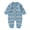 Blue, variant on Vedolay Rompers for Boys Kids Jumpsuit Off Shoulder Ruffle Romper Playsuit Winter Outfits Clothes,Blue 0-3 Months